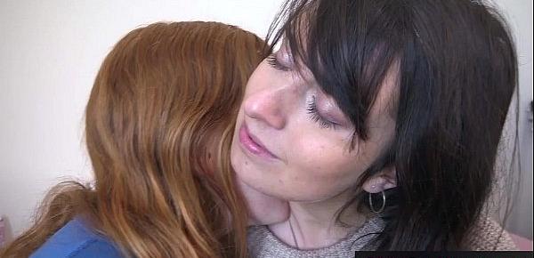  Hairy lesbian babes Brigitte and Avalon make love